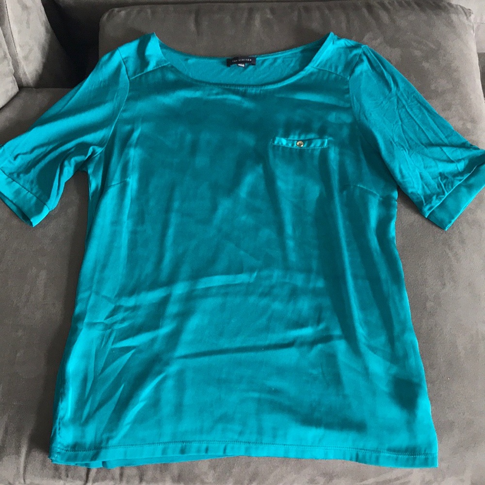 Teal Quarter Length Shirt